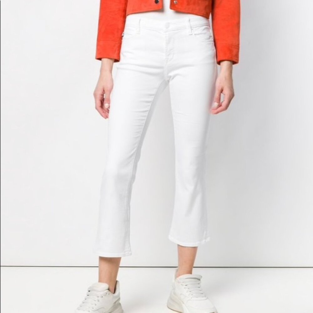 Love Moschino White Cropped Jeans Size 29